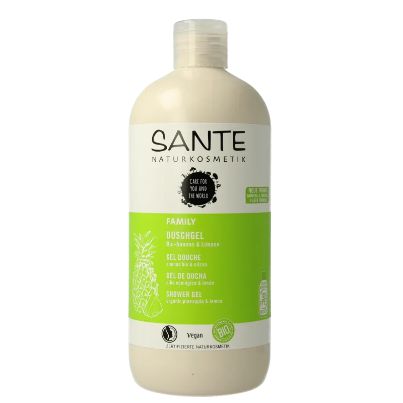 Sante Family showergel pineapple & lemon 500 Milliliter