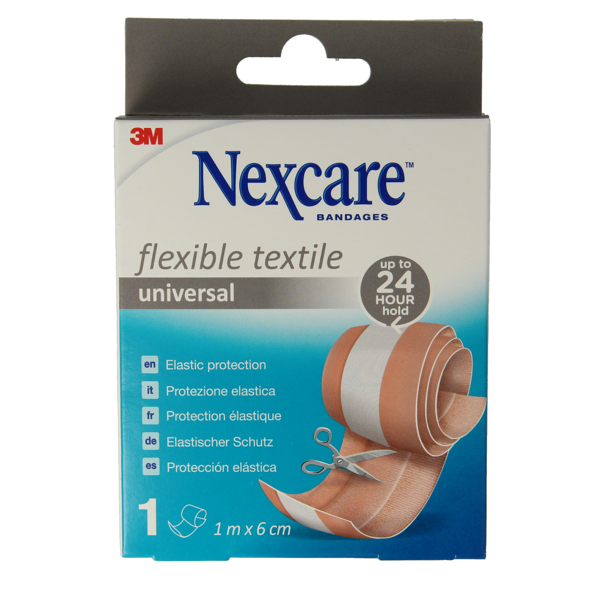 Nexcare Op=Op Textile flexible 1mx6cm 1.00 Stuks