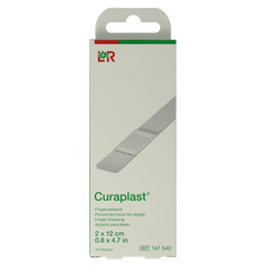 Curaplast Sensitive vingerpleister 2x12cm 10 Stuks