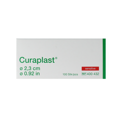 Curaplast Sensitive wondpleister rond 2.3cm 100.00 Stuks