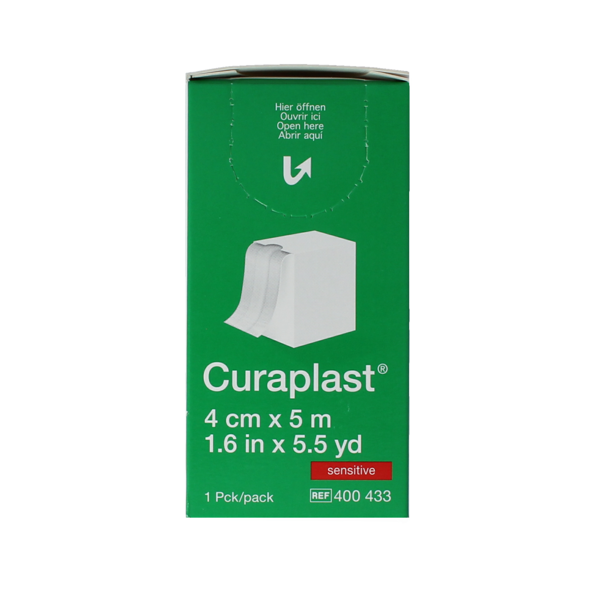 Curaplast Sensitive wondpleister 5m x 4cm  1.00 Rol