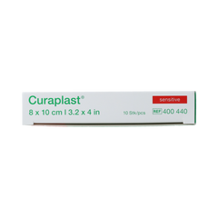 Curaplast Sensitive wondpleister 8cm x 10cm 10.00 Stuks