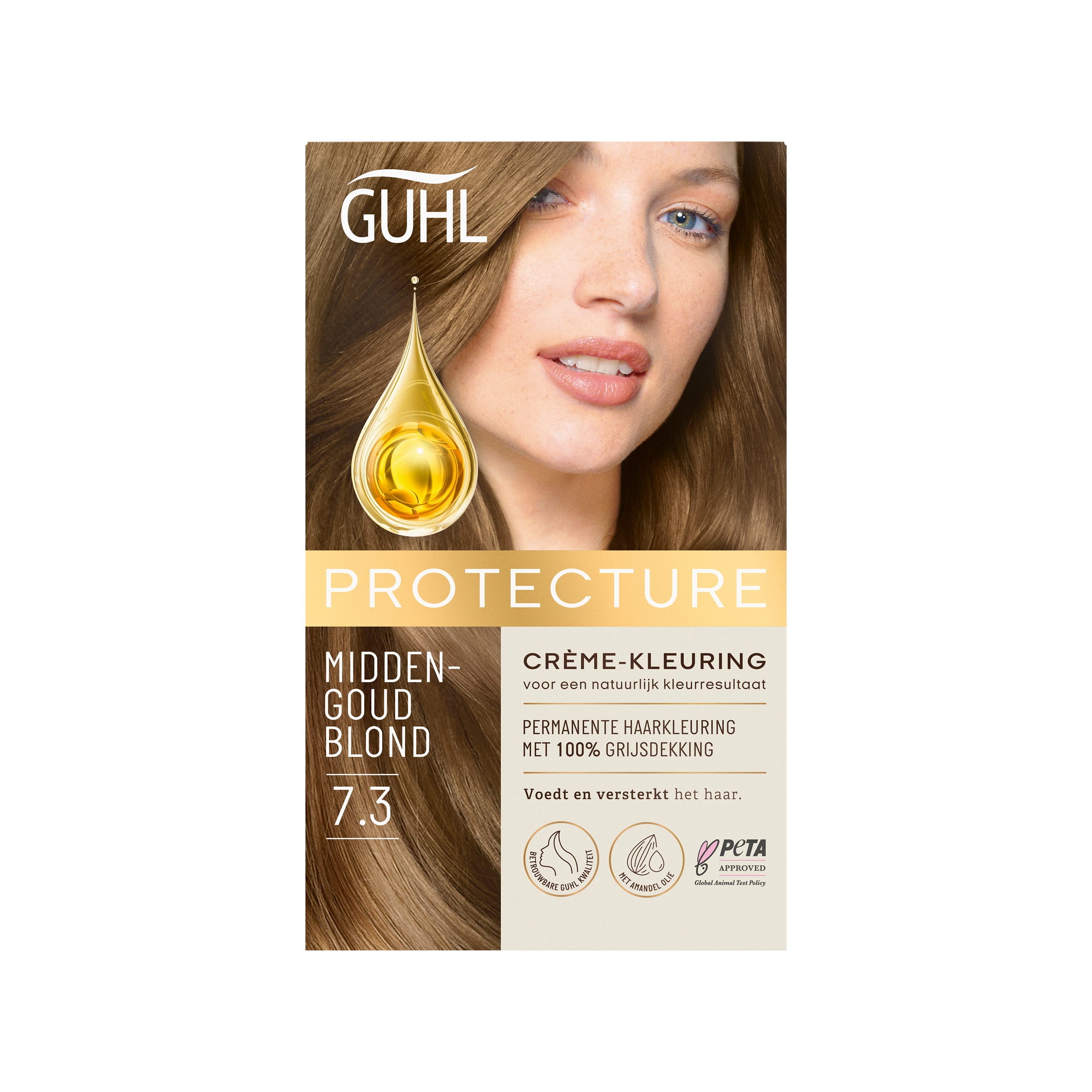 Guhl Beschermende cremekleur 7.3 mid goudblond  1 Set
