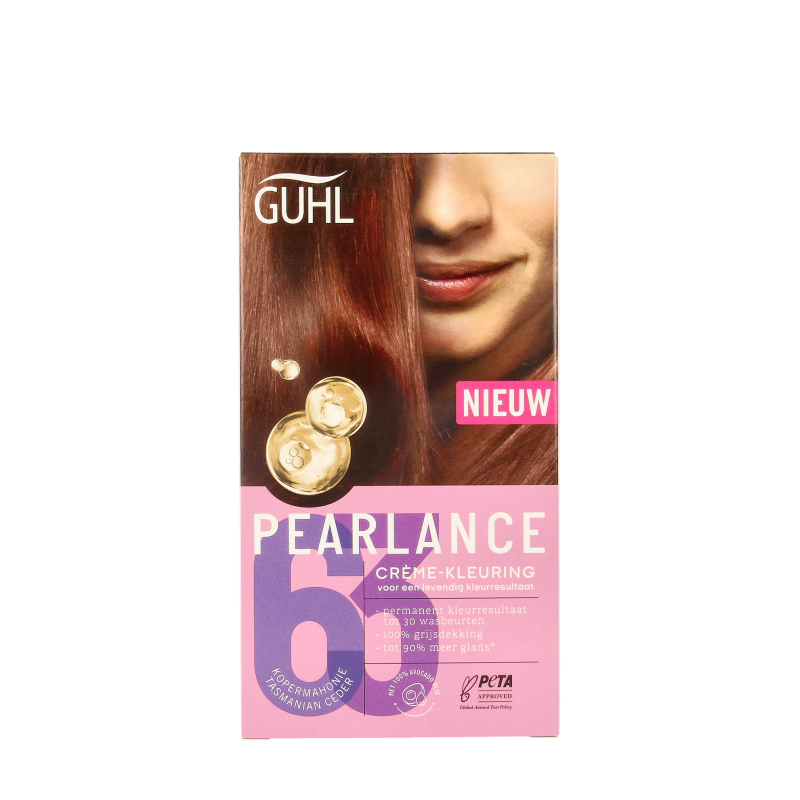 Guhl Pearlance intensieve cremekleur 63 koper mahonie  1 Set