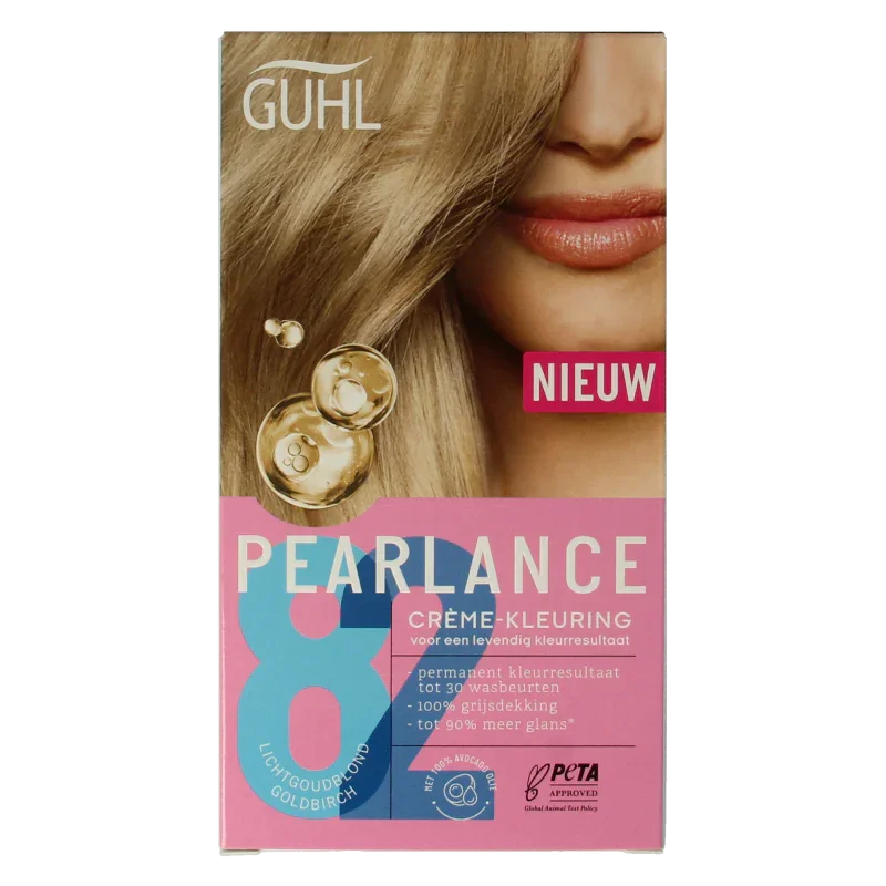Guhl Pearlance intensieve cremekleuring 82 lichtgoudbl 1 Set