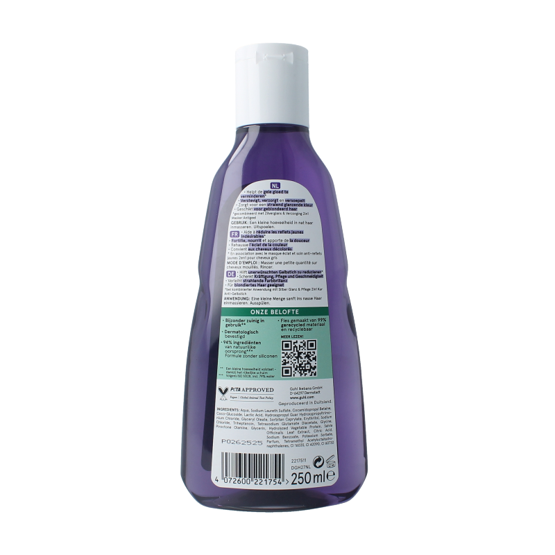 Guhl Zilverglans & verzorging shampoo 250 Milliliter