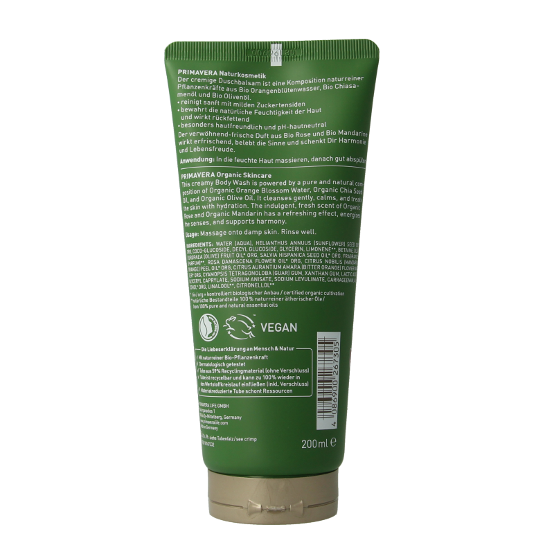 Primavera Sweet love body wash 200 Milliliter