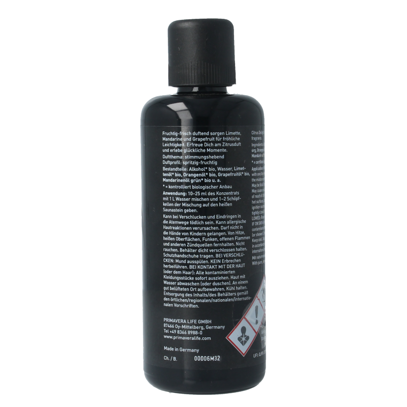 Primavera Citrus delight aroma sauna bio 100 Milliliter