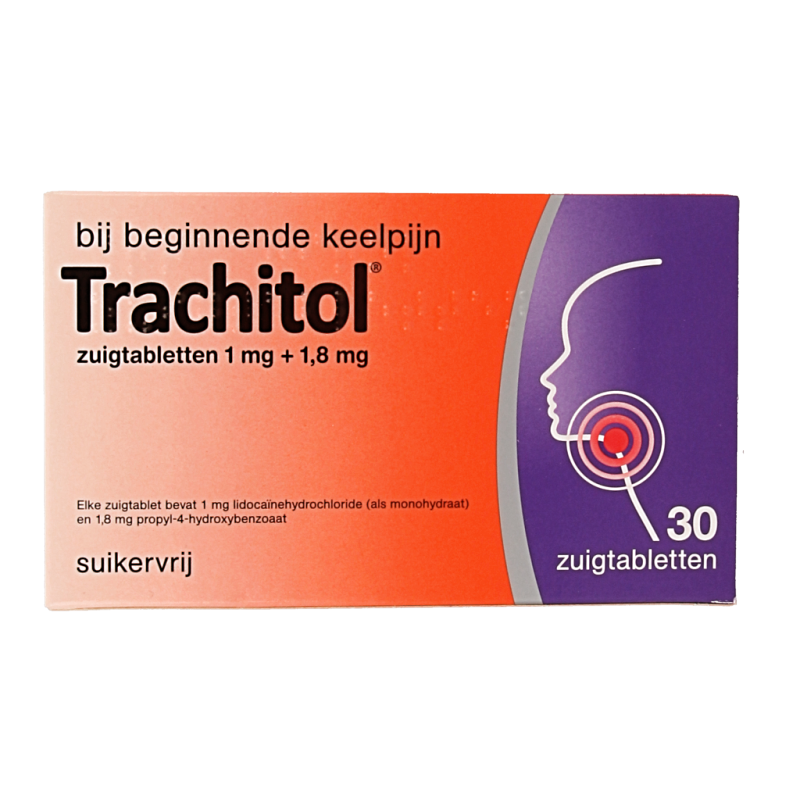 Trachitol Zuigtabletten suikervrij 30 Zuigtabletten