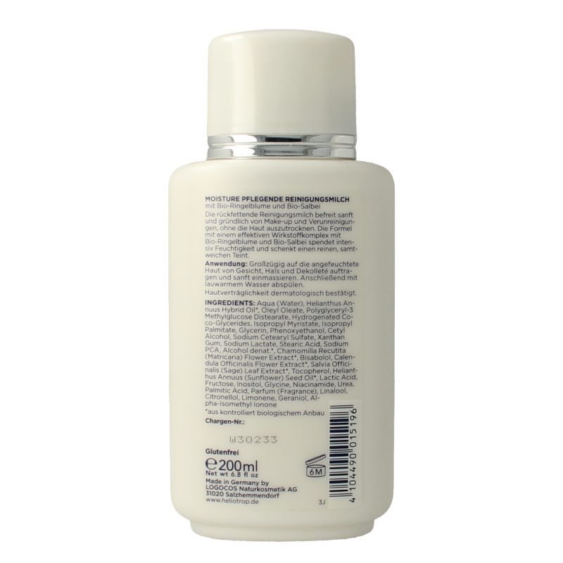 Heliotrop Moisture reinigingsmelk 200 Milliliter