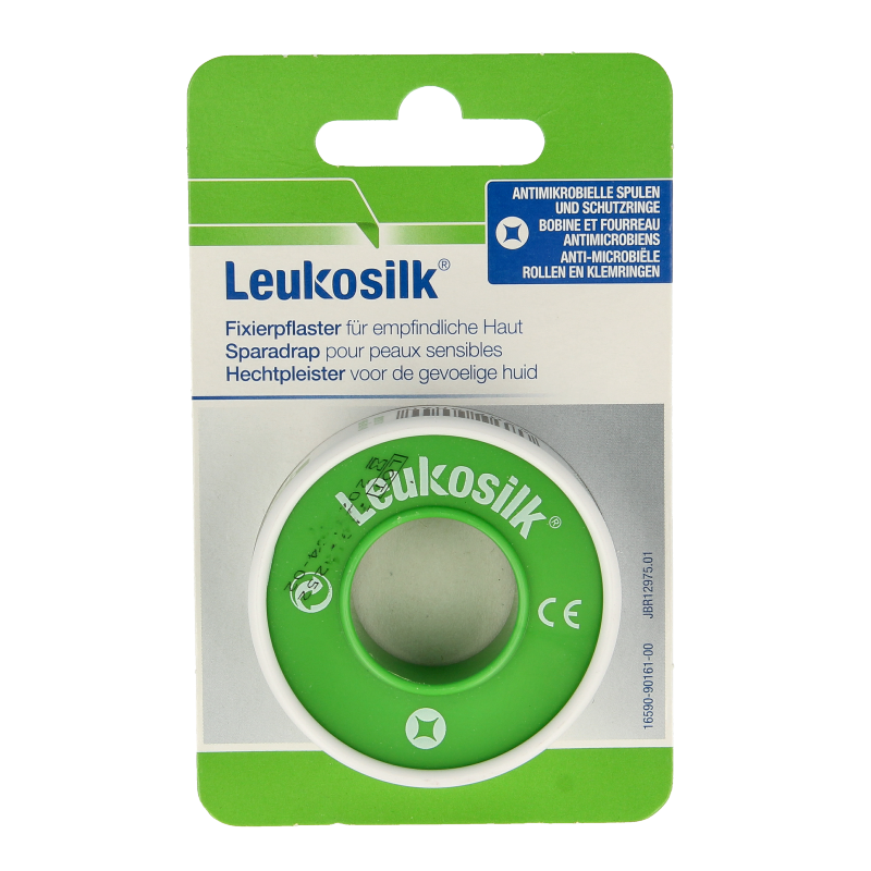 Leukosilk Hechtpleister 1.25cm hangend 1 Stuks