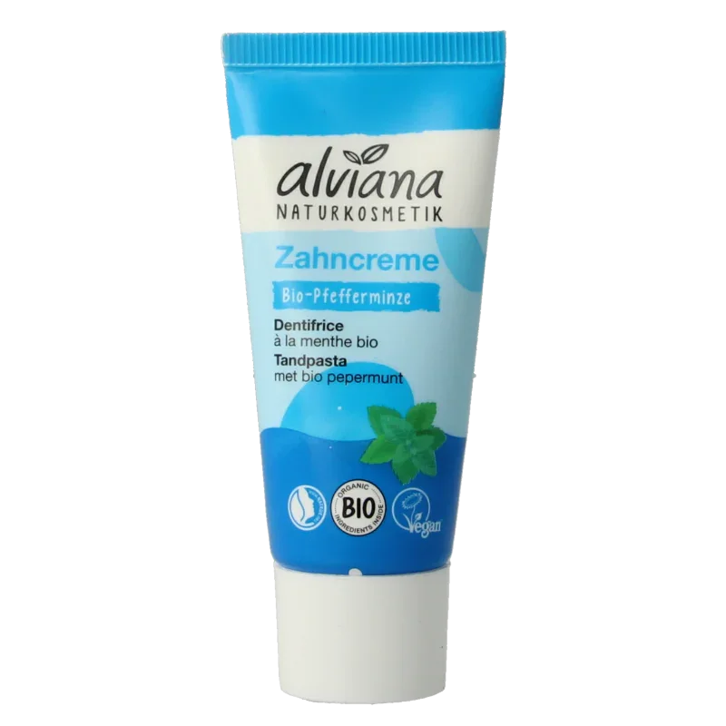 Alviana Tandpasta met munt mini 20 Milliliter