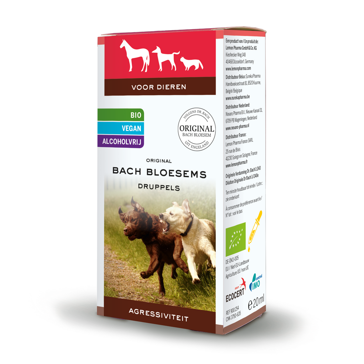 Bach Bloesem Bloesem dier agressiviteit bio 20.00 Milliliter