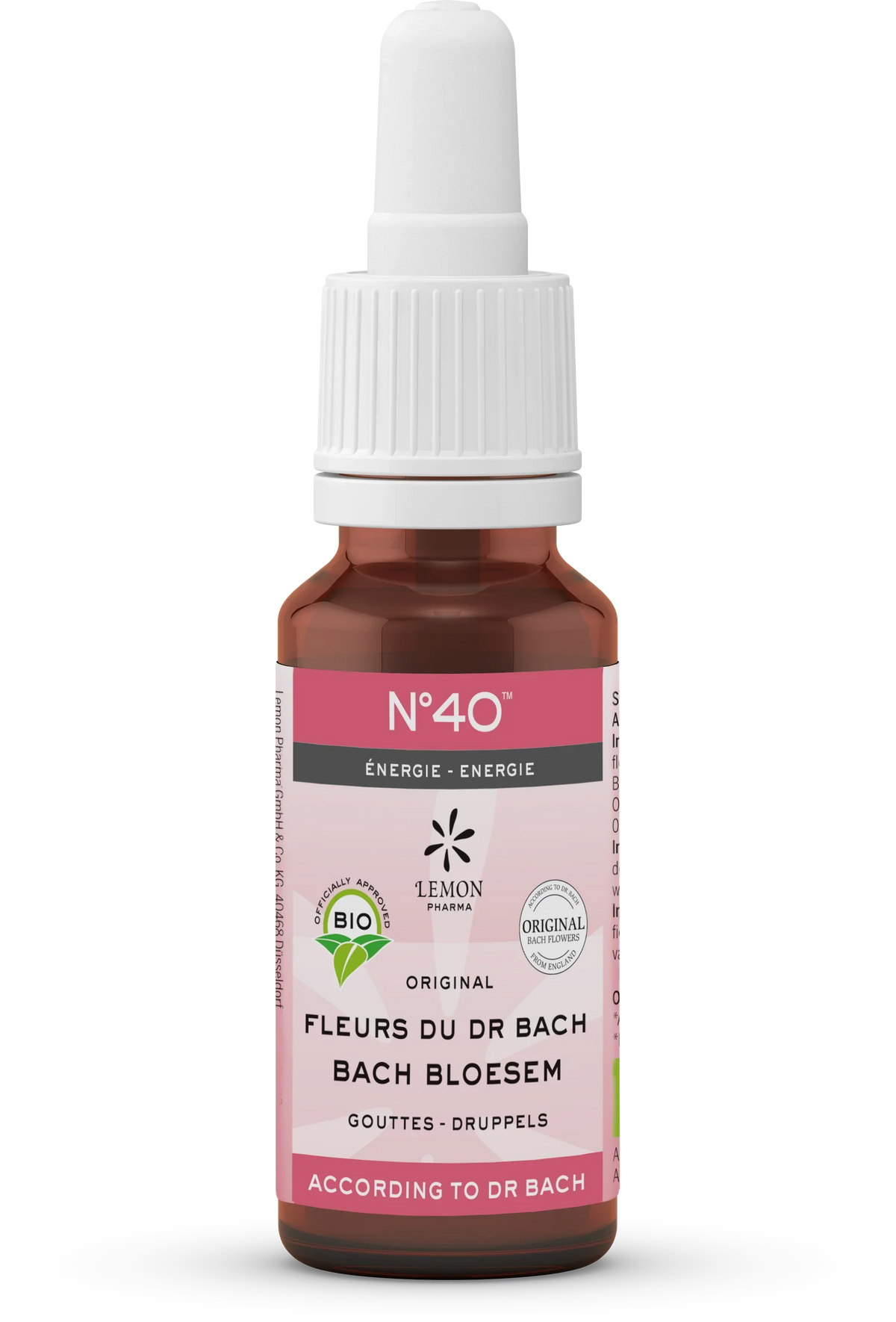 Bach Bloesem Bach bloesems mengeling 40 energie bio  20 Milliliter