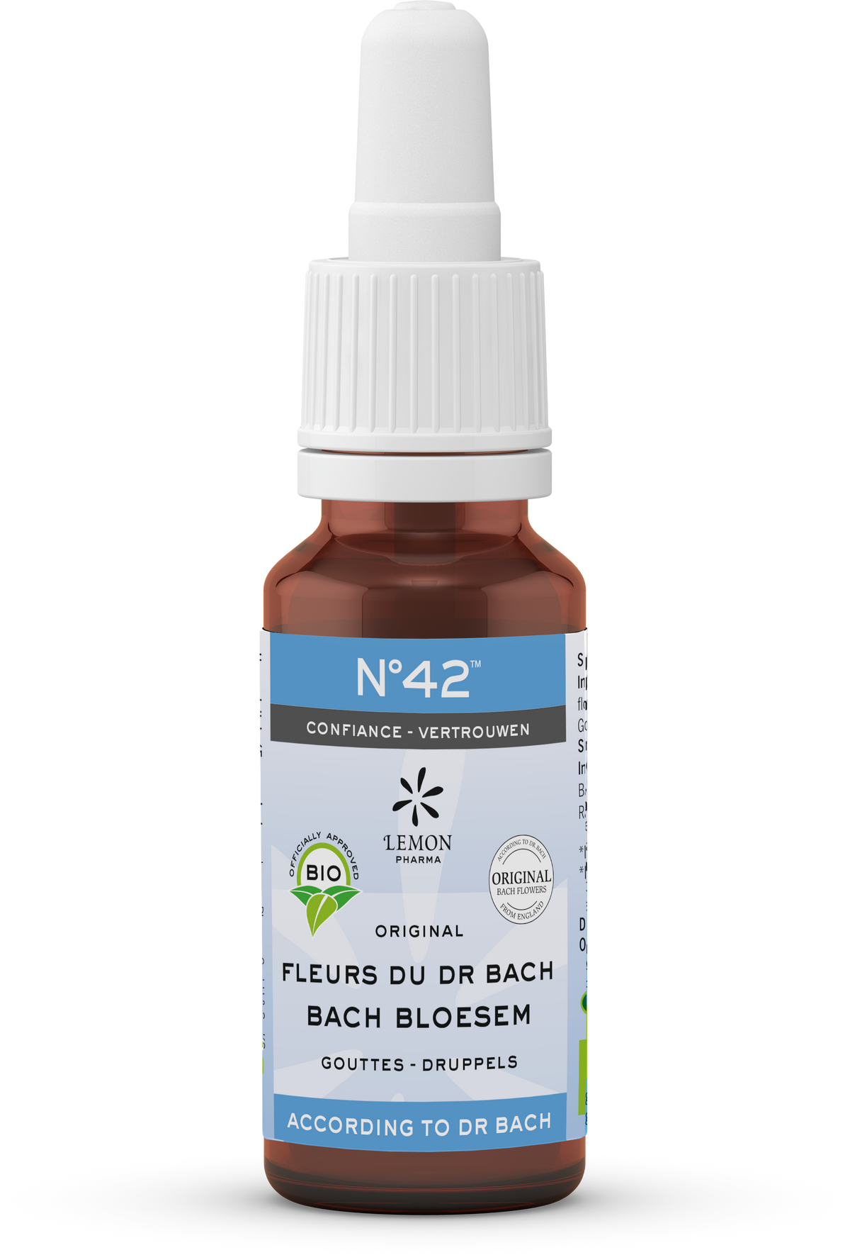 Bach Bloesem Bach bloesems mengeling 42 vertrouwen bio  20 Milliliter