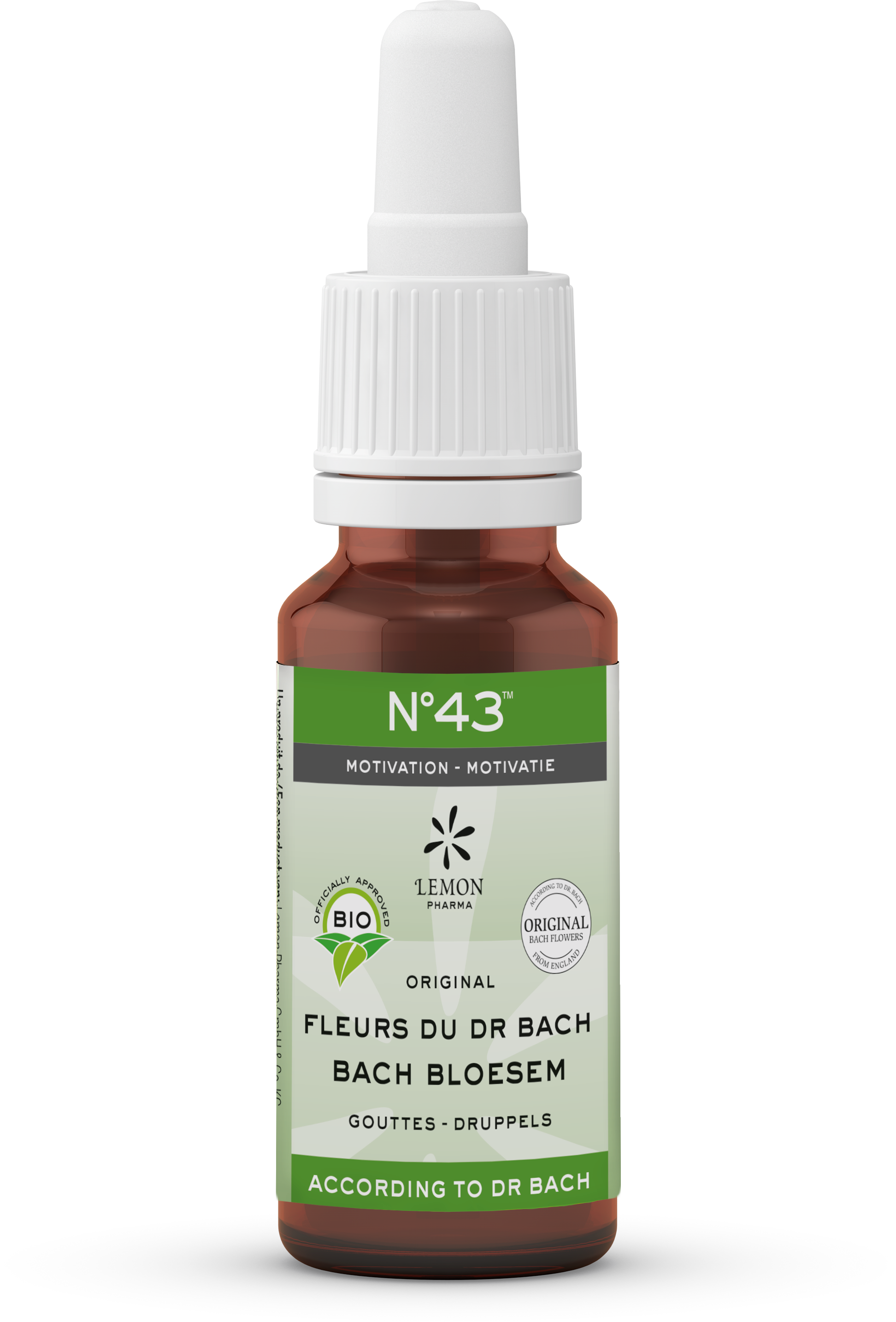 Bach Bloesem Bach bloesems mengeling 43 motivatie bio  20.00 Milliliter