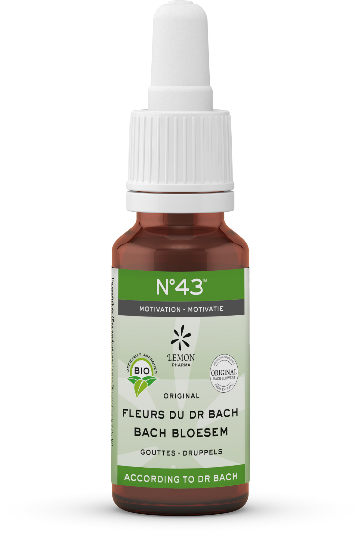 Bach Bloesem Bach bloesems mengeling 43 motivatie bio  20.00 Milliliter