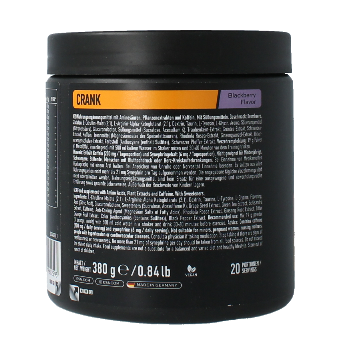 ESN Crank  blackberry 380.00 Gram