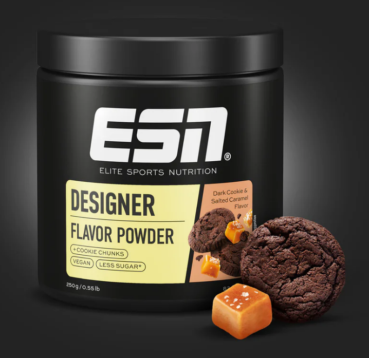 ESN Flavn tasty dark cookie & salted caramel 250 Gram