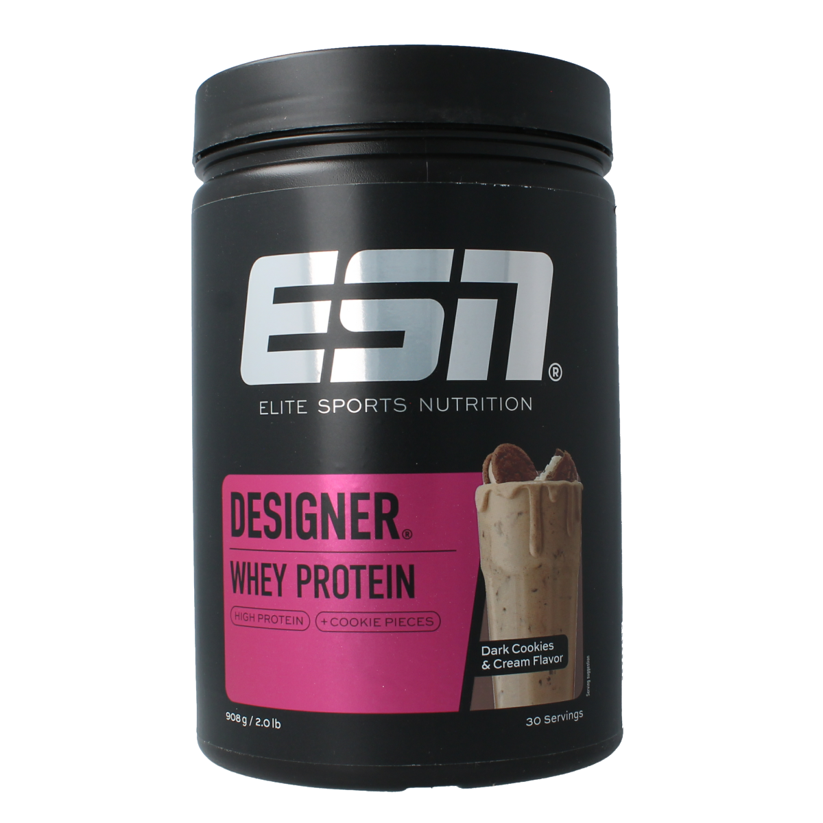 ESN Designer whey protein dark cookies & cream 908.00 Gram
