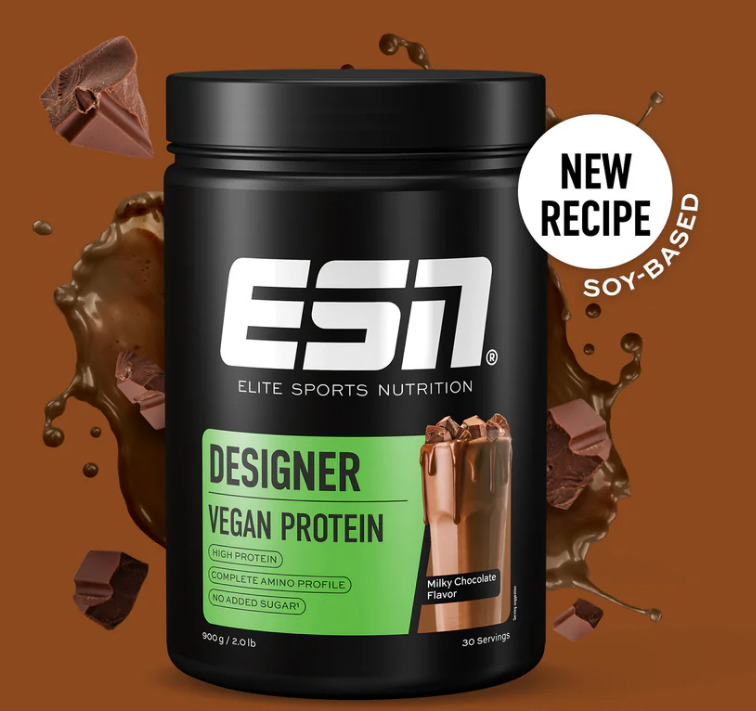 ESN Vegan designer protein milky chocolate 900 Gram