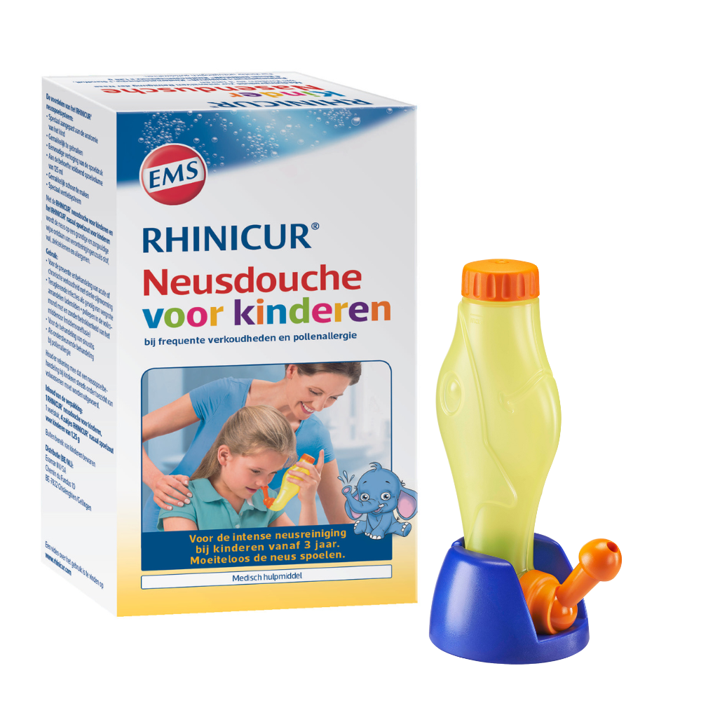Rhinicur Neusdouche kind met 4 zakjes 1 Set