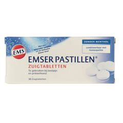 Emser Pastillen zonder menthol 30 Zuigtabletten