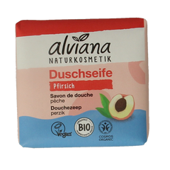 Alviana Douchezeep bodywash bar perzik 100 Gram