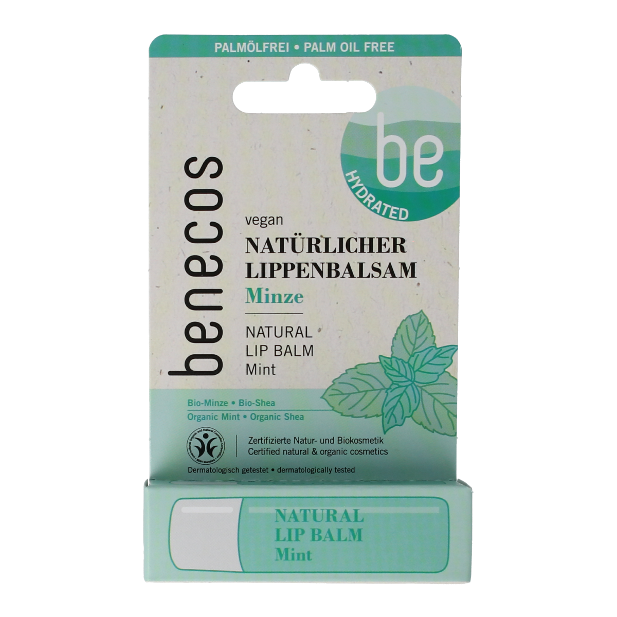 Benecos natural beauty Natural lipbalm mint 4.70 Gram