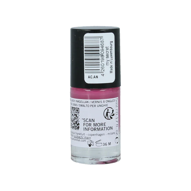 Benecos natural beauty Vegan nail polish my secret 20-free plantbased 5 Milliliter