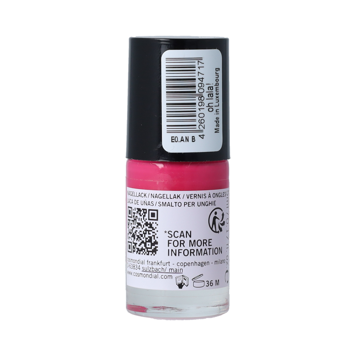 Benecos natural beauty Vegan nail polish oh la la! 20-free plantbased 5.00 Milliliter