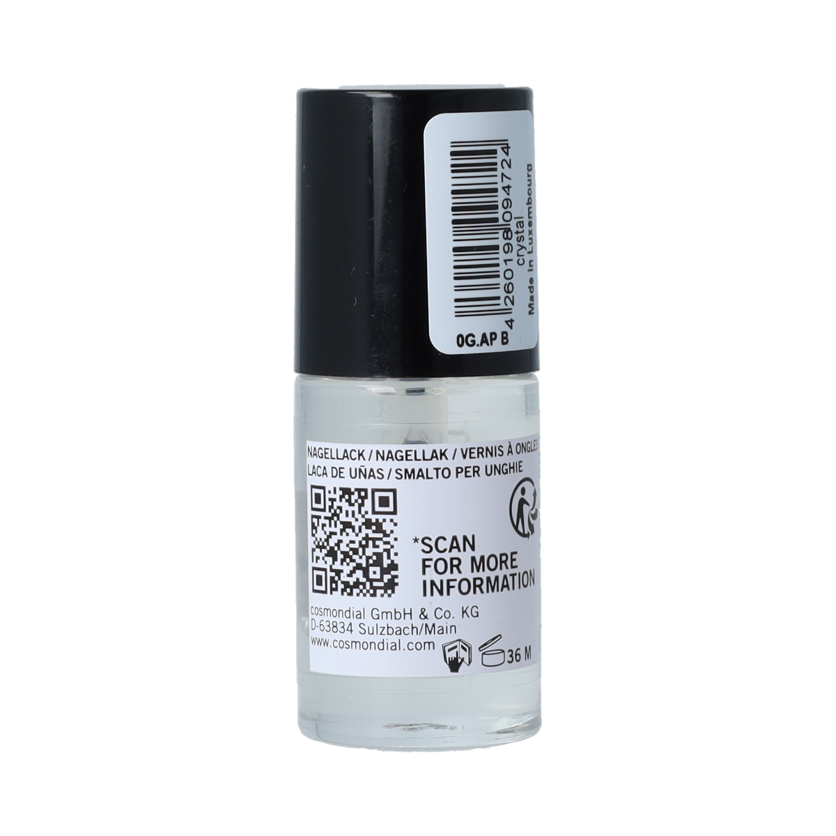 Benecos natural beauty Vegan nail polish crystal 20-free plantbased 5.00 Milliliter