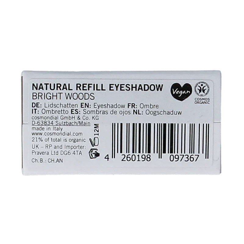 Benecos natural beauty Natural refill eyeshadow bright woods 1.5 Gram