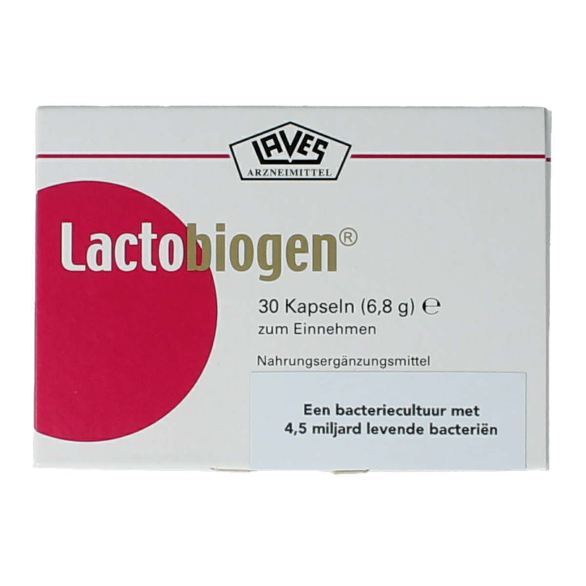 Laves Lactobiogen 30.00 Capsules