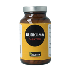 Hanoju Kurkumapoeder 500mg 150 Tabletten