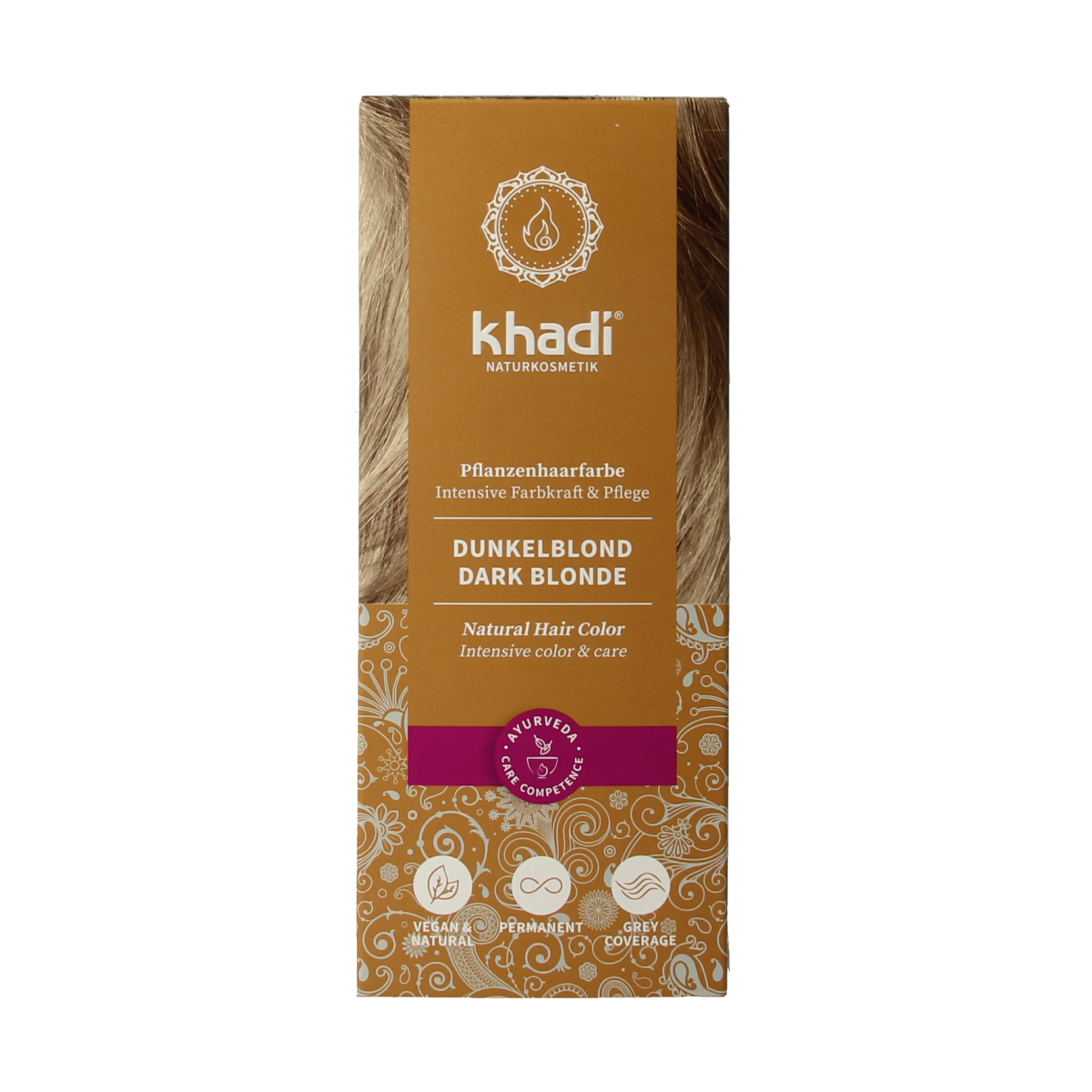 Khadi Haarkleur dark blond 100.00 Gram