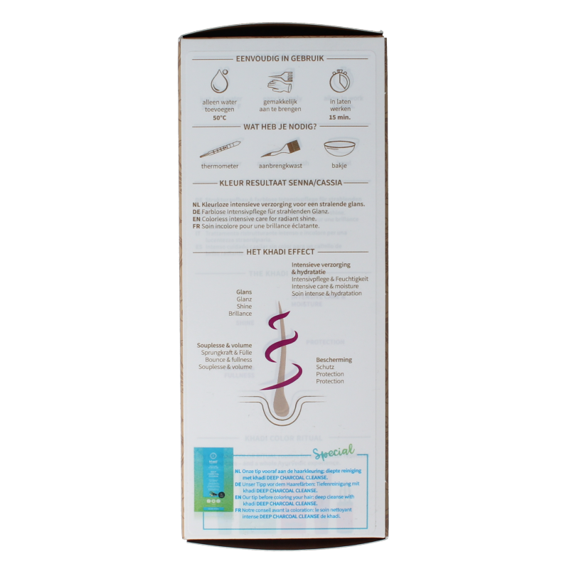 Khadi Haarkleur senna/cassia natural 100 Gram