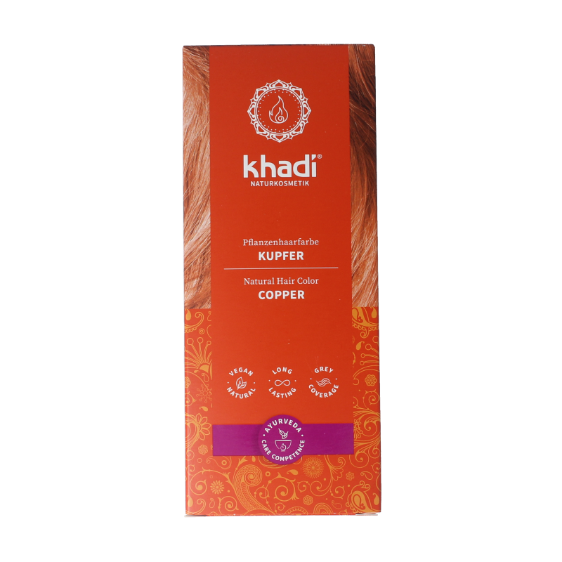 Khadi Haarkleur copper 100 Gram