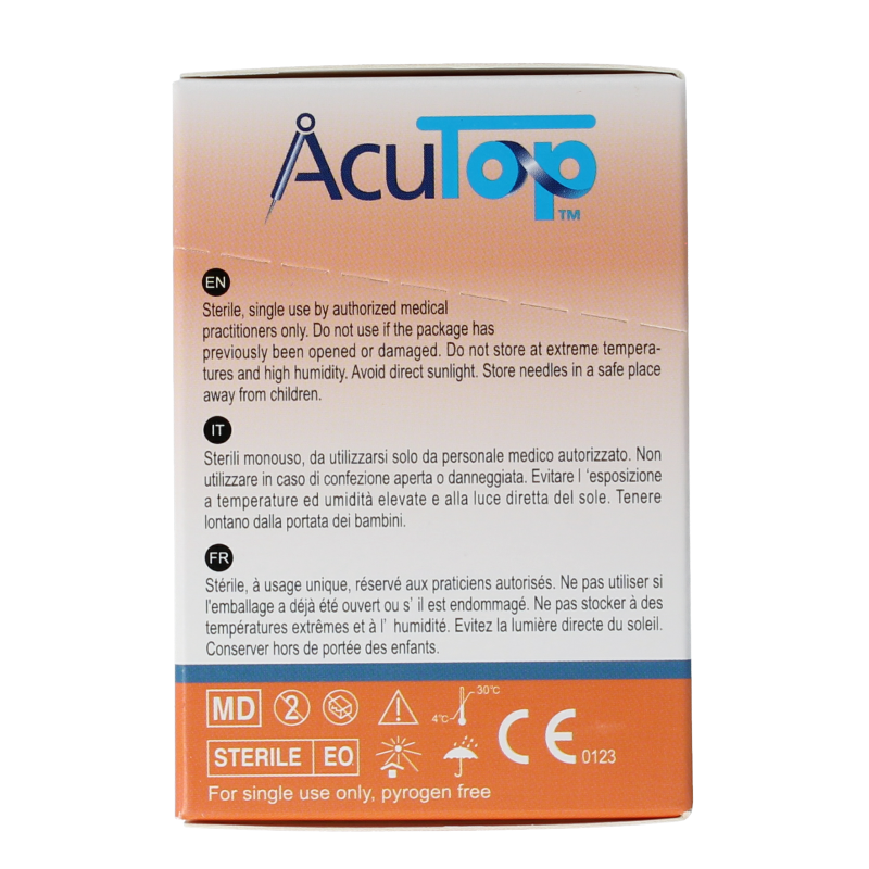 AcuTop KJ-T dry needle naald 0.20 x 15mm 100 Stuks