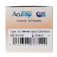 AcuTop KJ-T dry needle naald 0.20 x 15mm 100 Stuks