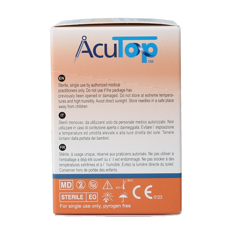 AcuTop KJ-T dry needle naald 0.25 x 25mm 100 Stuks