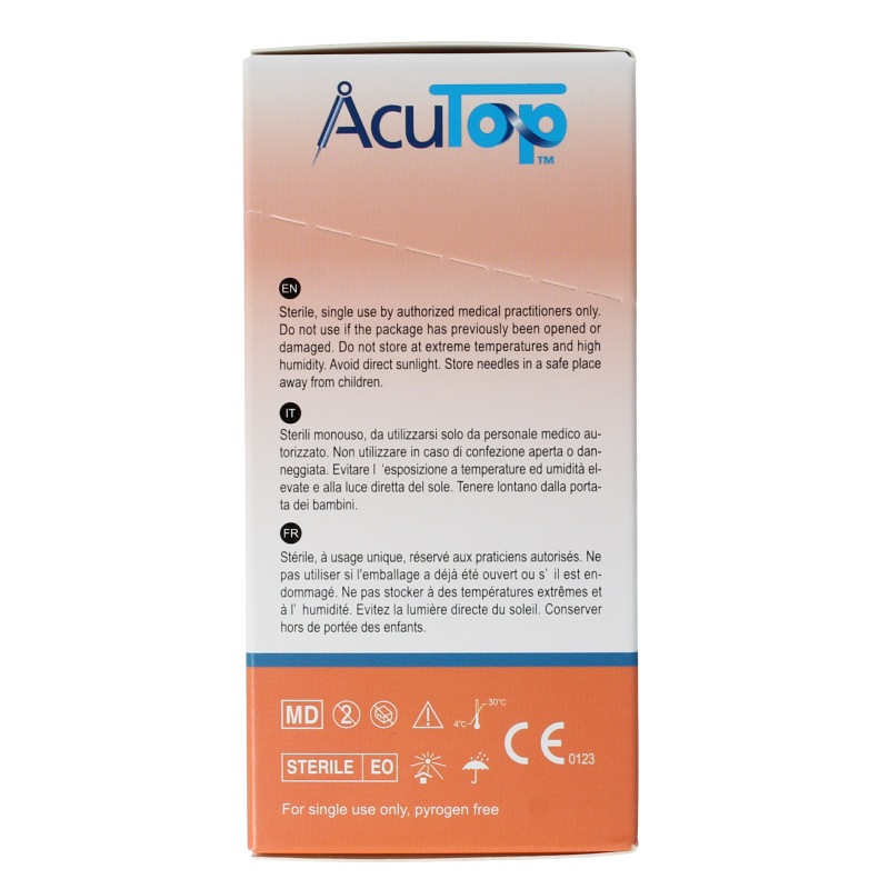 AcuTop KJ-T dry needle naald 0.25 x 40mm 100 Stuks