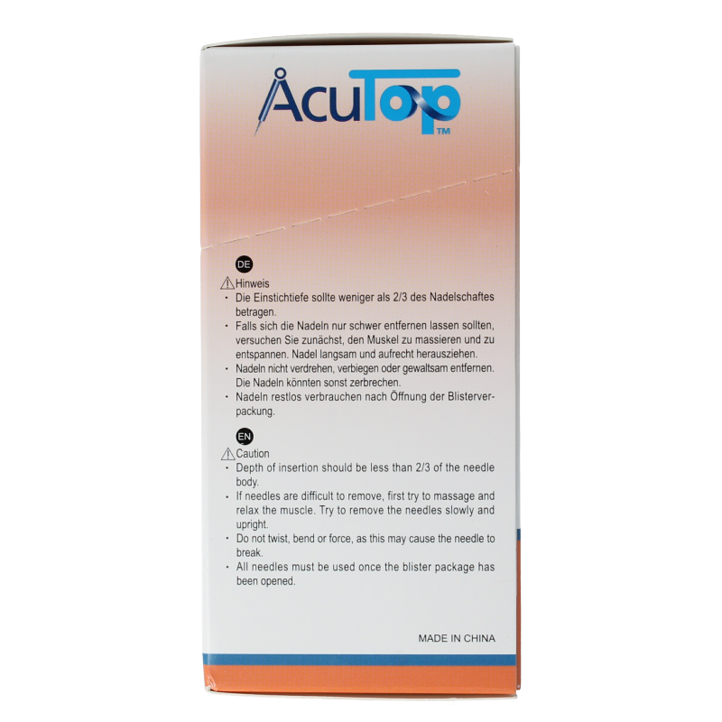 AcuTop KJ-T dry needle naald 0.25 x 40mm 100 Stuks