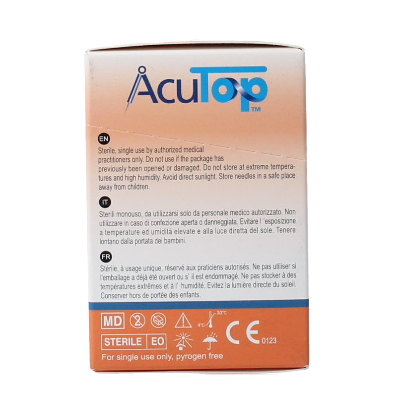 AcuTop KJ-T dry needle naald 0.30 x 30mm 100 Stuks