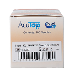 AcuTop KJ-T dry needle naald 0.30 x 30mm 100 Stuks