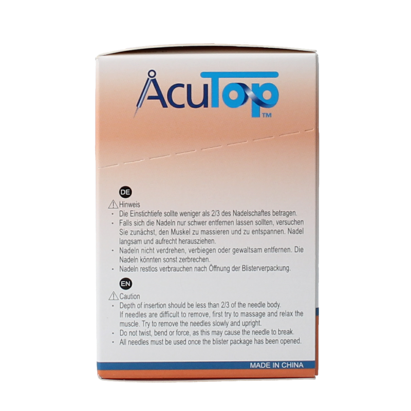 AcuTop KJ-T dry needle naald 0.30 x 30mm 100 Stuks