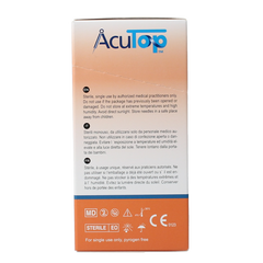 AcuTop KJ-T dry needle naald 0.30 x 40mm 100 Stuks