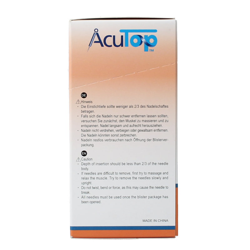 AcuTop KJ-T dry needle naald 0.30 x 40mm 100 Stuks