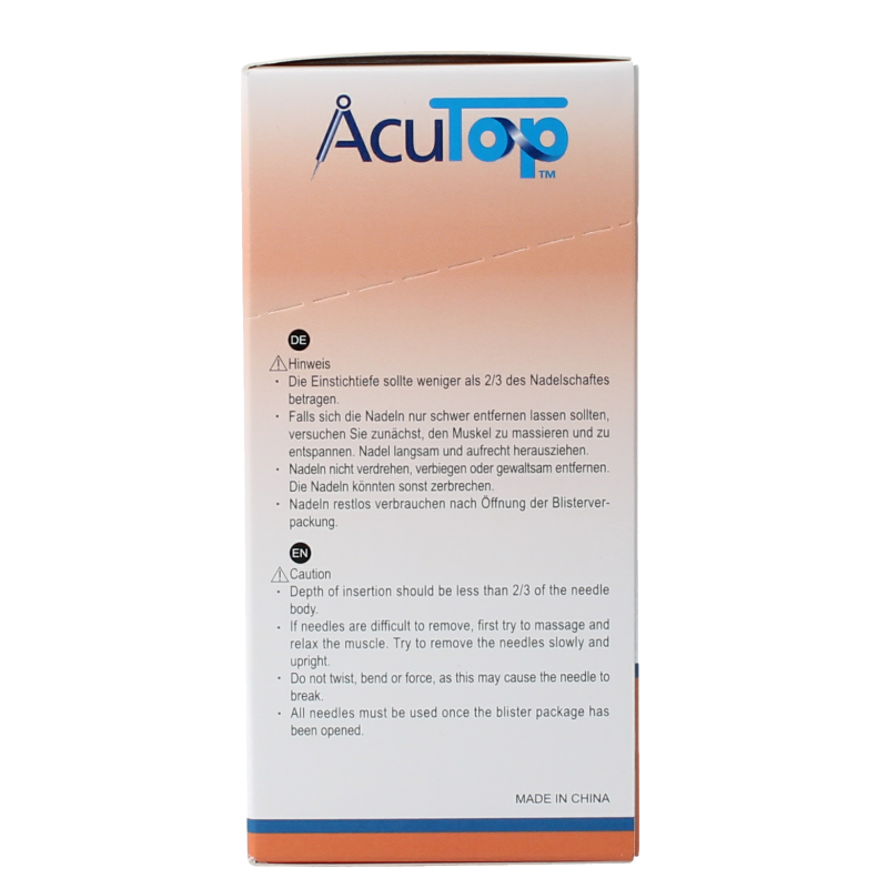 AcuTop KJ-T dry needle naald 0.30 x 50mm 100 Stuks