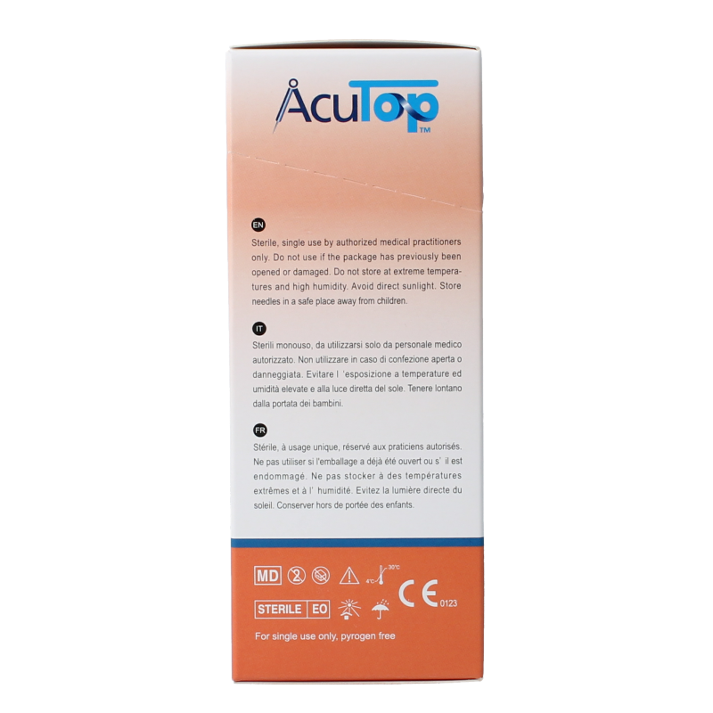 AcuTop KJ-T dry needle naald 0.30 x 75mm 100 Stuks